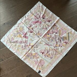 Wensli Cityscape Silk Scarf